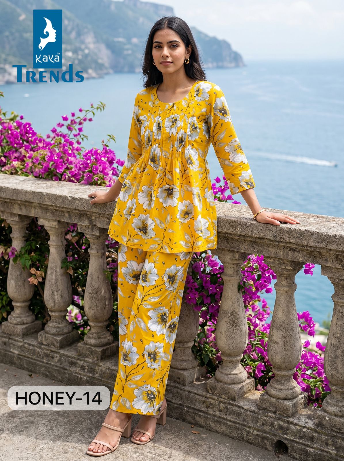 Kaya Kurti Honey Co Ord Set Size Set collection 2