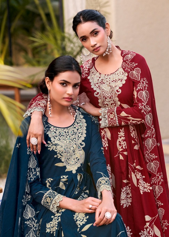 Rangoon Violet Cotton Salwar Kameez Catalog collection 4