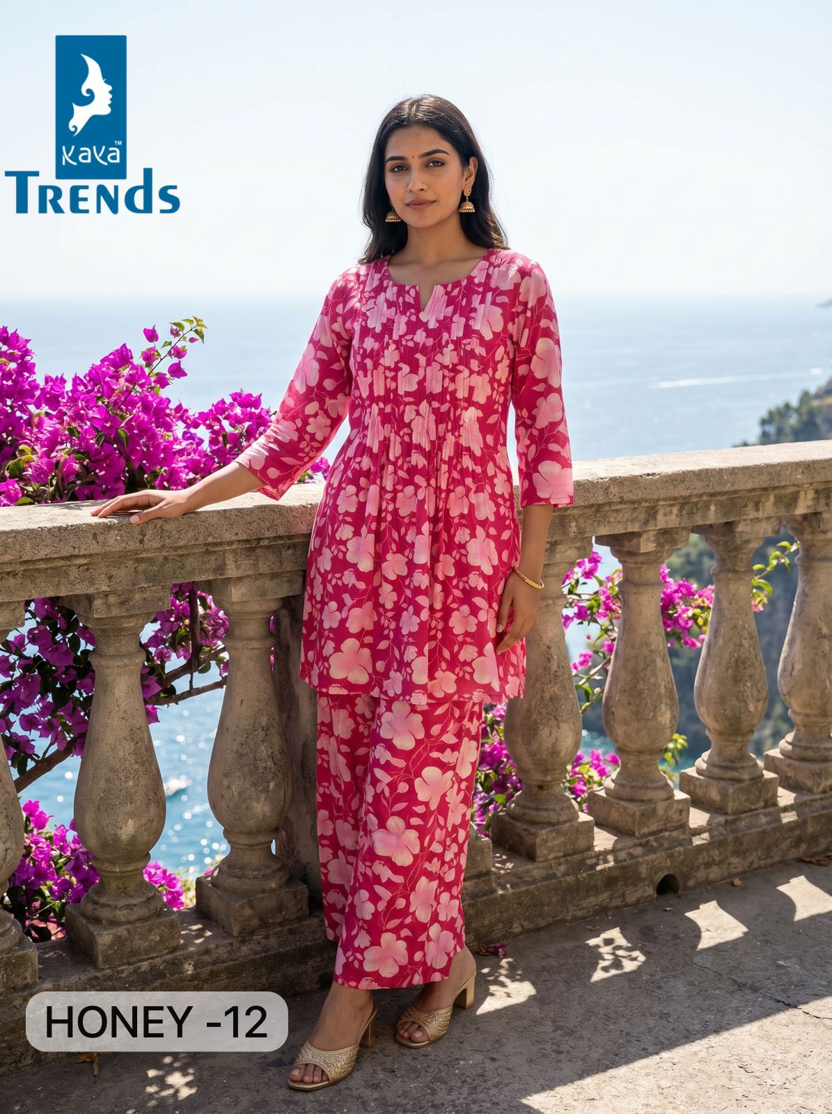 Kaya Kurti Honey Co Ord Set Size Set collection 3