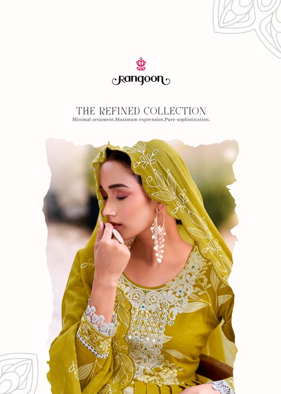 Rangoon Violet Cotton Salwar Kameez Catalog collection 8