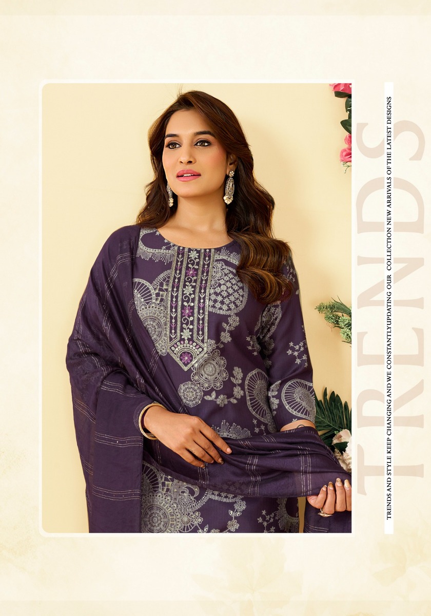Vaniska Fashion Falak Printed Salwar Kameez Catalog collection 12