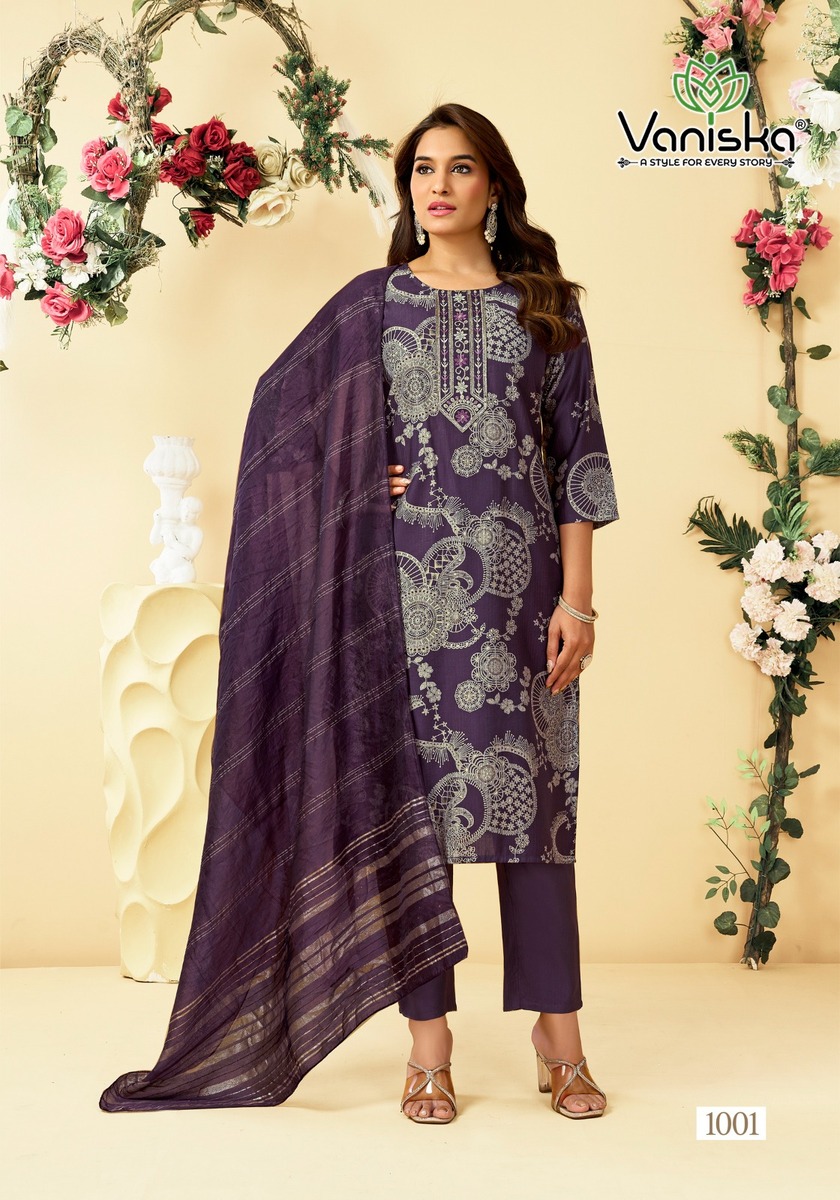 Vaniska Fashion Falak Printed Salwar Kameez Catalog collection 10