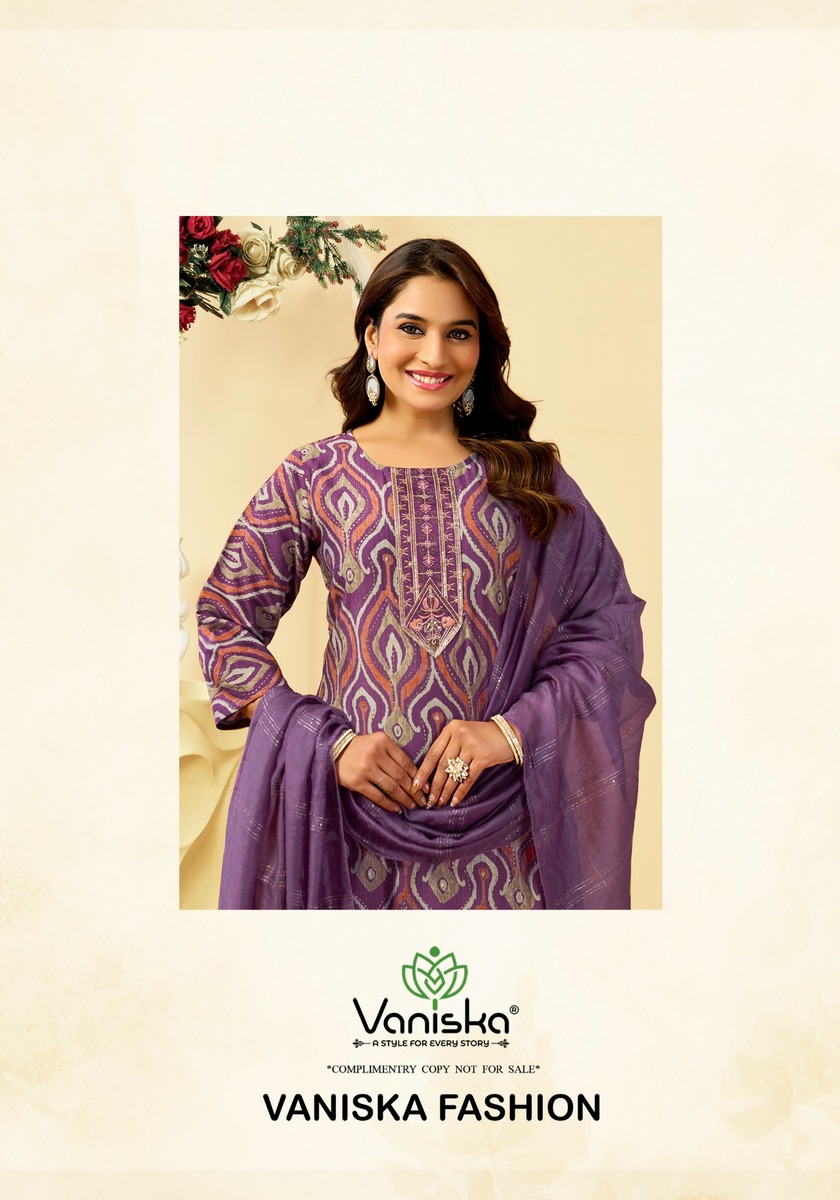 Vaniska Fashion Falak Printed Salwar Kameez Catalog collection 14