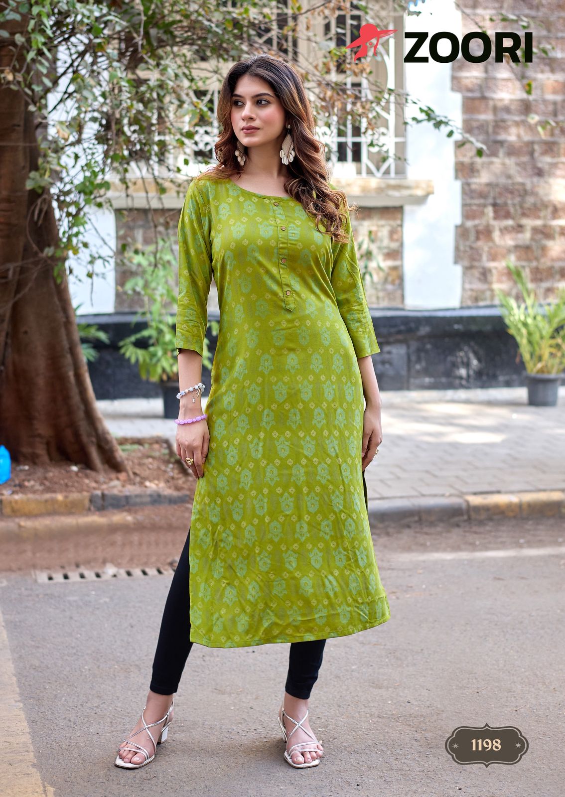 Zoori Akshara Vol 33 Rayon Kurti Catalog collection 1