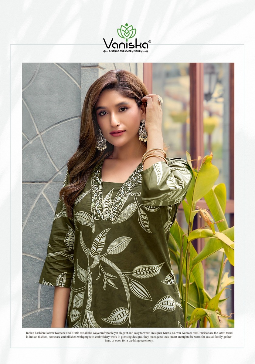 Vaniska Cotton Candy Kurtis With Bottom Catalog collection 11