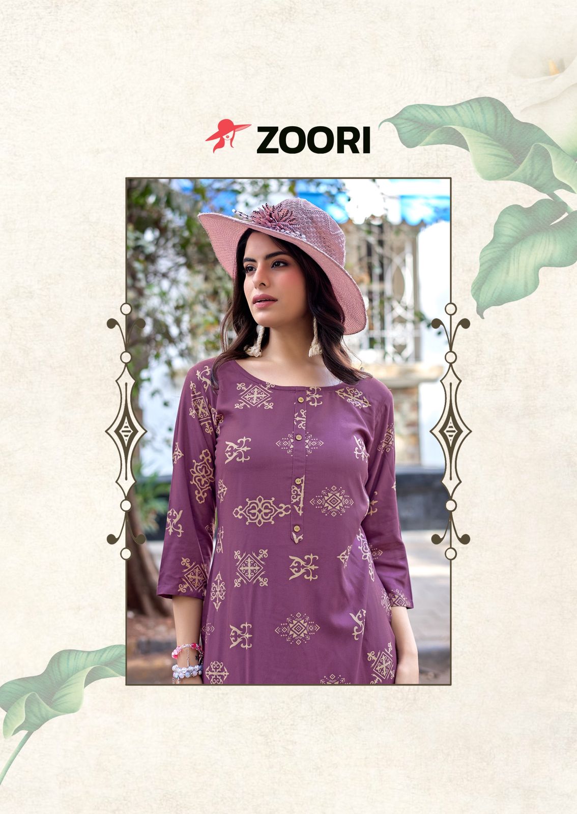 Zoori Akshara Vol 33 Rayon Kurti Catalog collection 5