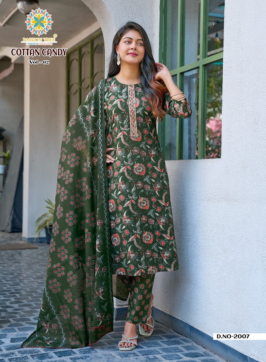 Passion Tree Cotton Candy 2 Cotton Salwar Kameez Catalog collection 1