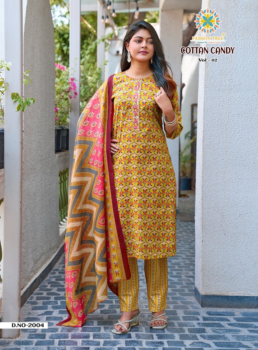 Passion Tree Cotton Candy 2 Cotton Salwar Kameez Catalog collection 6