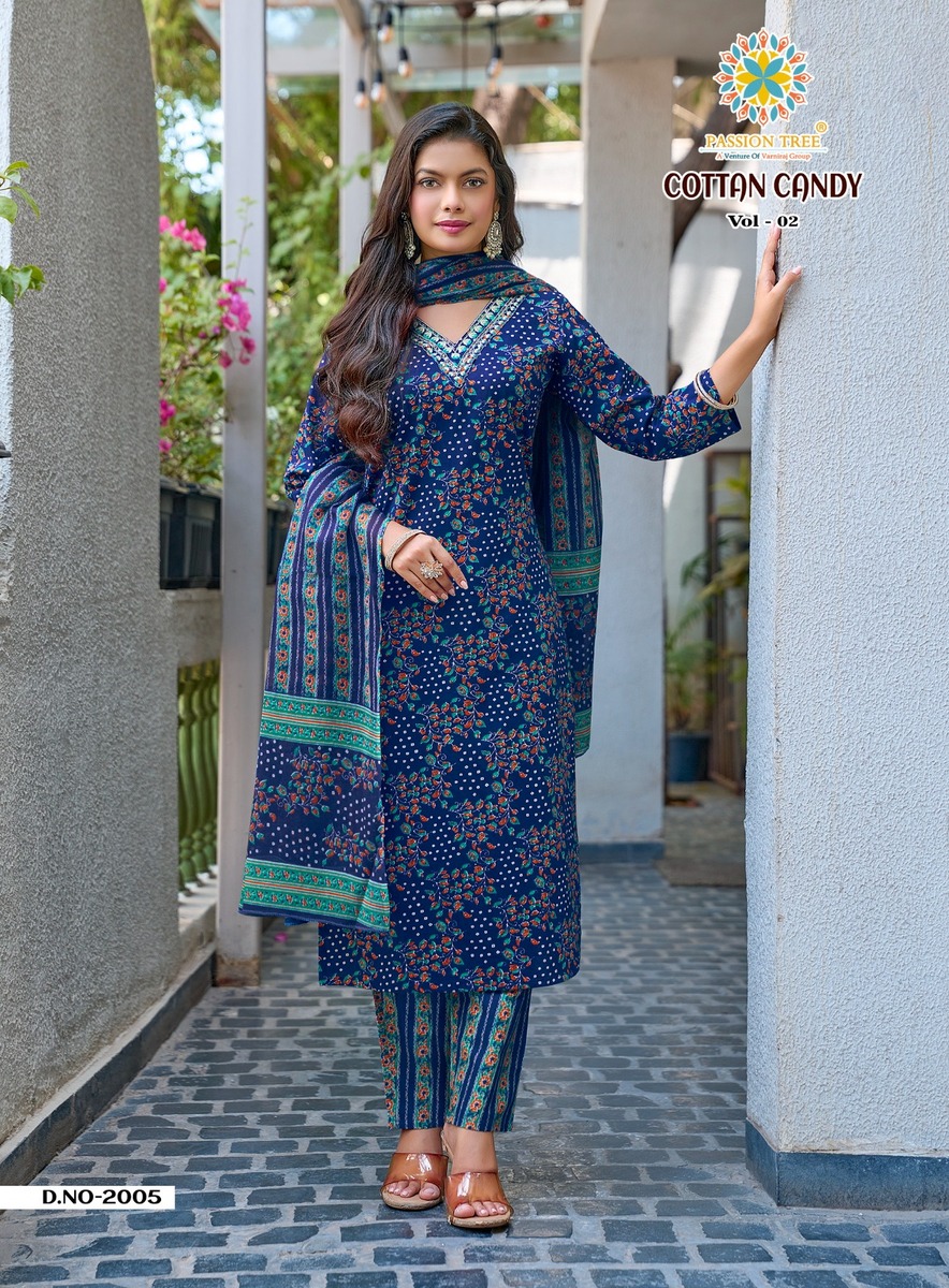 Passion Tree Cotton Candy 2 Cotton Salwar Kameez Catalog collection 3