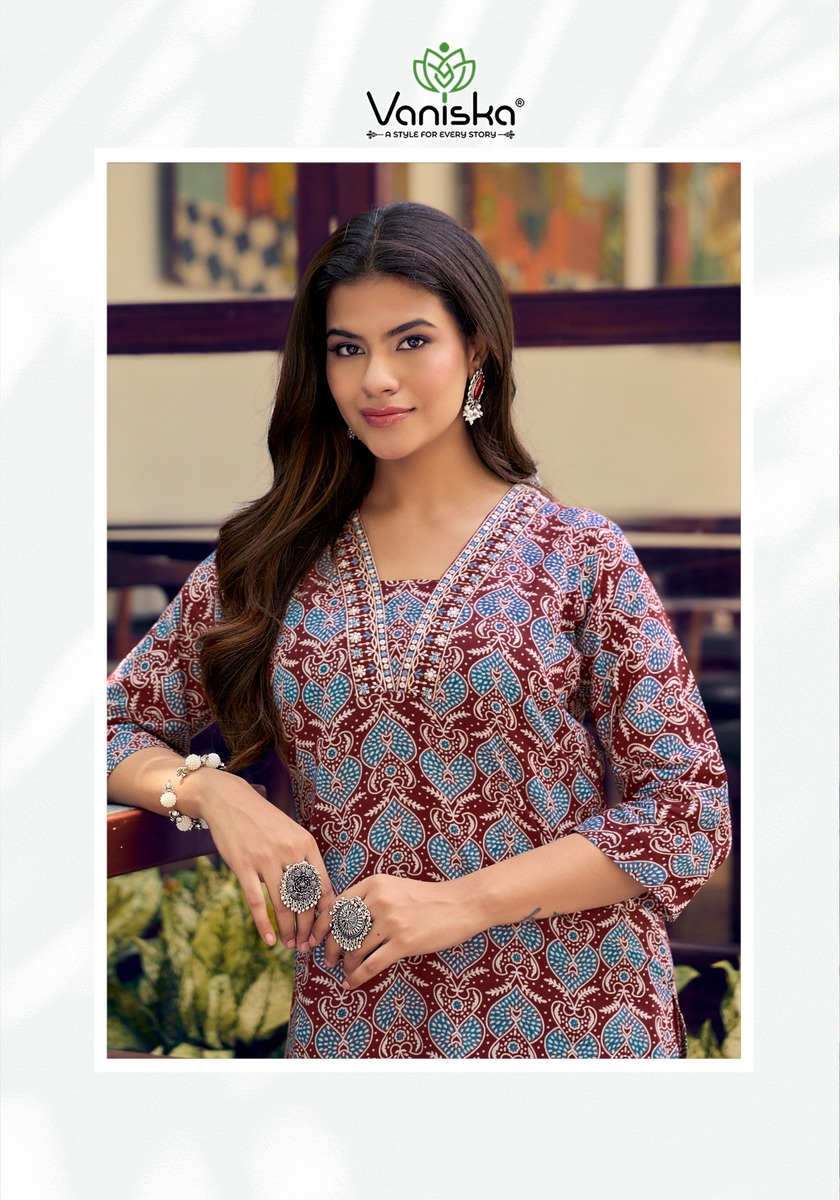 Vaniska Cotton Candy Kurtis With Bottom Catalog collection 15