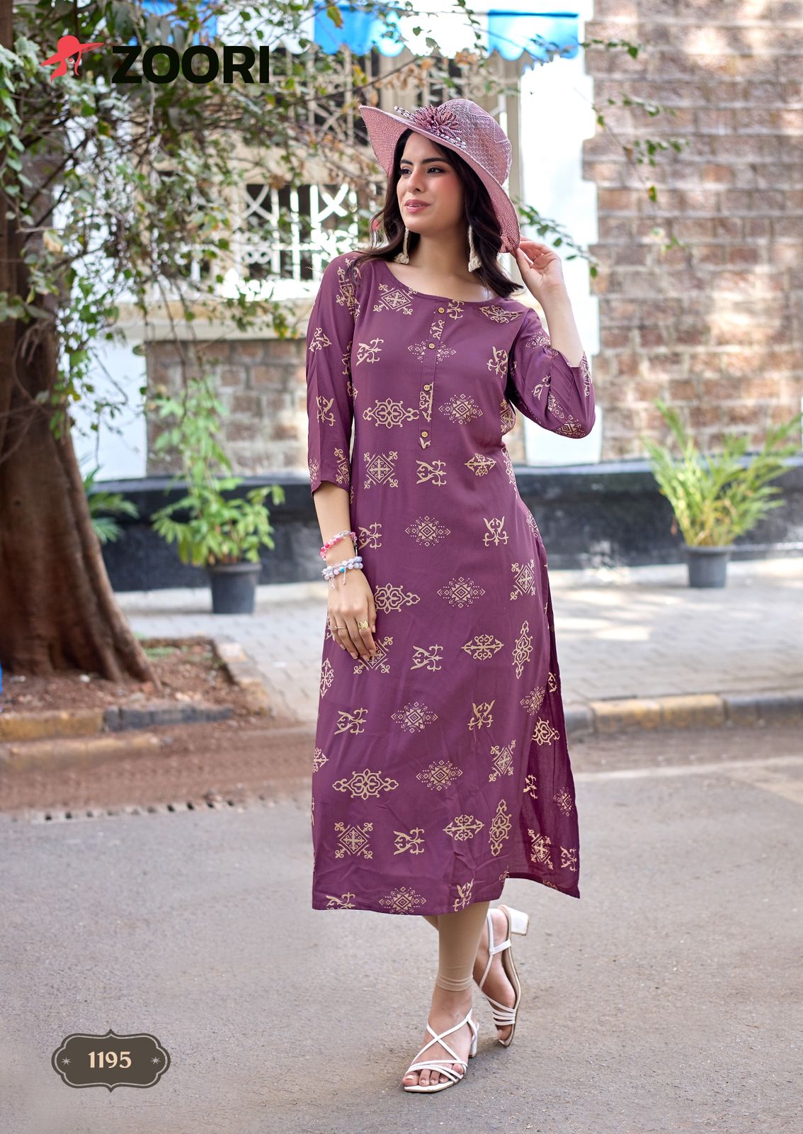 Zoori Akshara Vol 33 Rayon Kurti Catalog collection 8