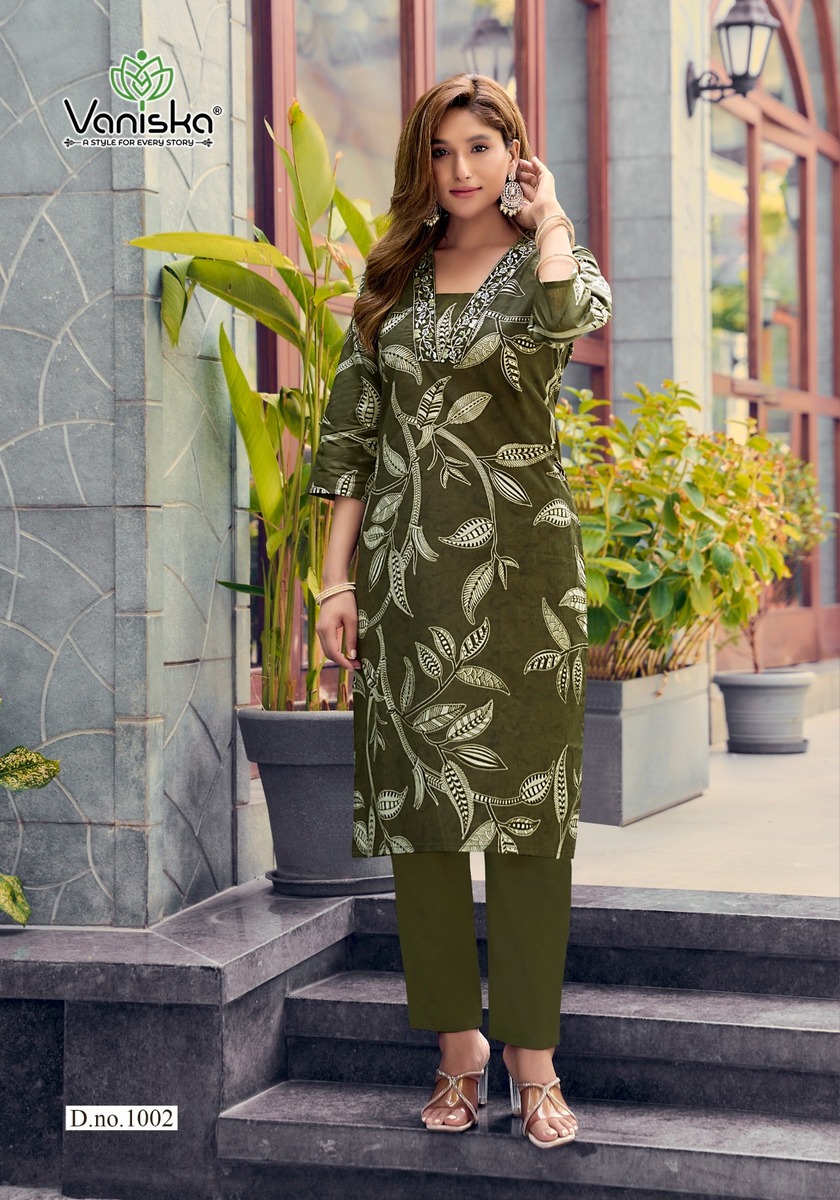 Vaniska Cotton Candy Kurtis With Bottom Catalog collection 14