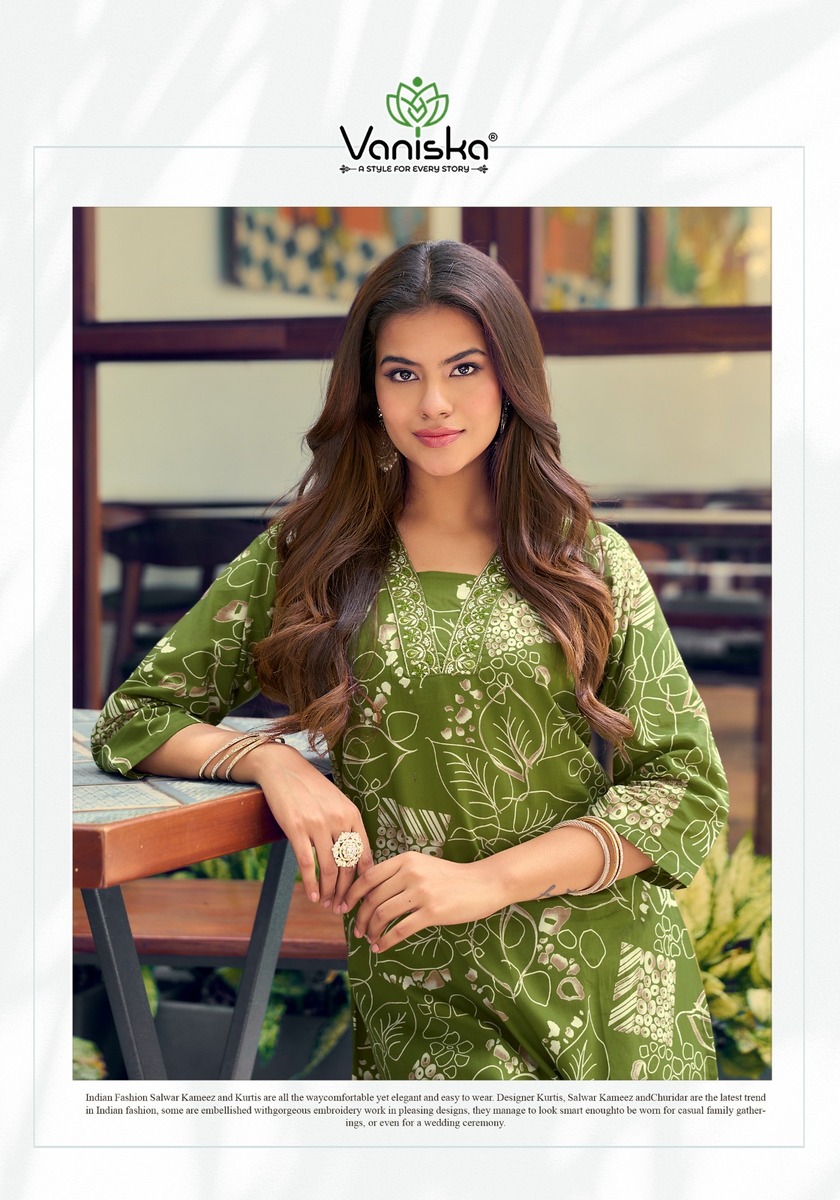 Vaniska Cotton Candy Kurtis With Bottom Catalog collection 5