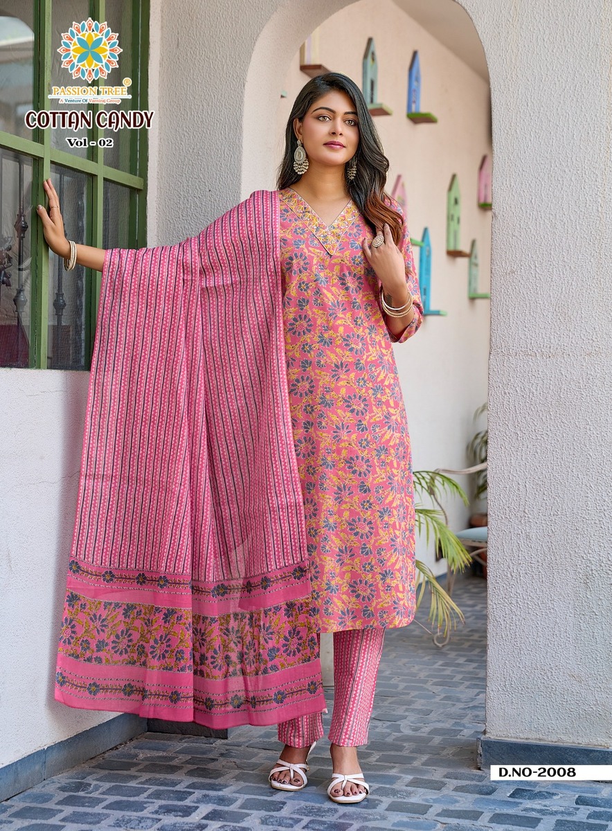 Passion Tree Cotton Candy 2 Cotton Salwar Kameez Catalog collection 2