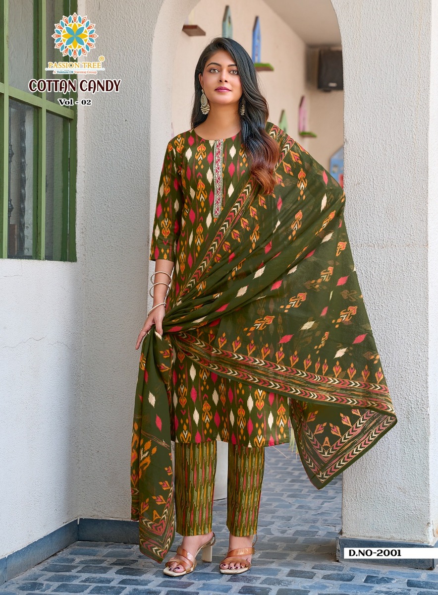 Passion Tree Cotton Candy 2 Cotton Salwar Kameez Catalog collection 7
