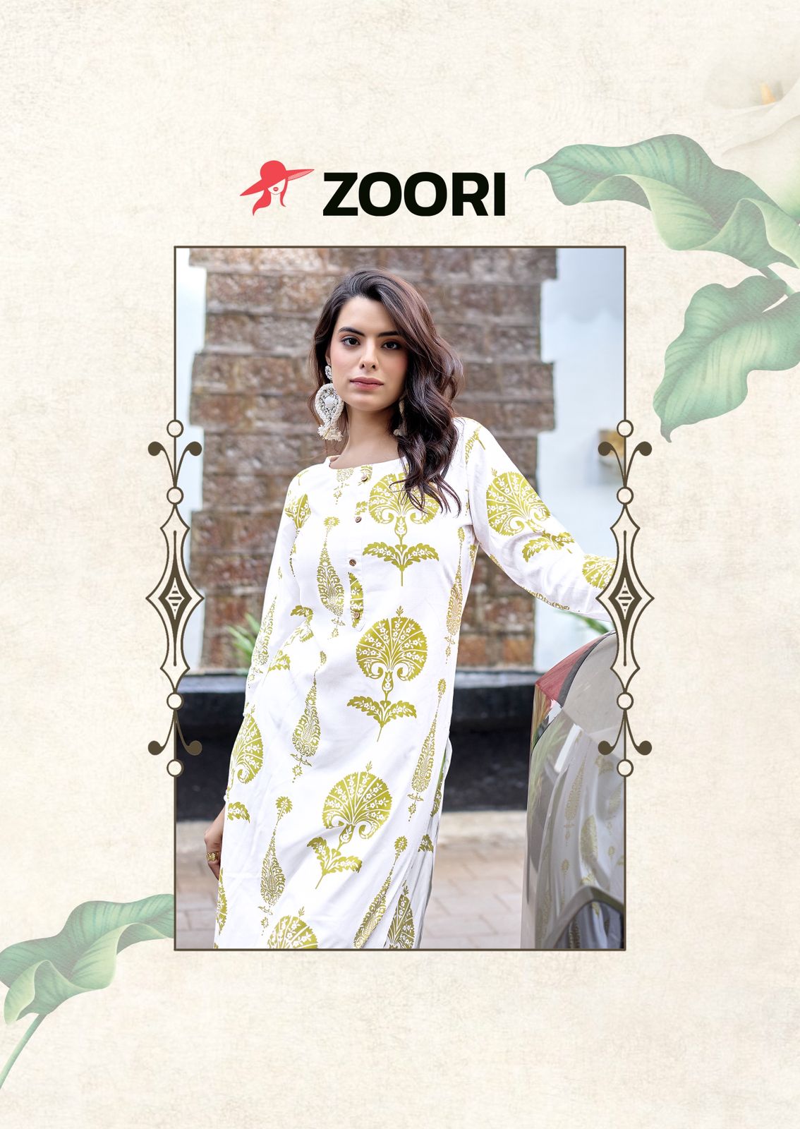 Zoori Akshara Vol 33 Rayon Kurti Catalog collection 9