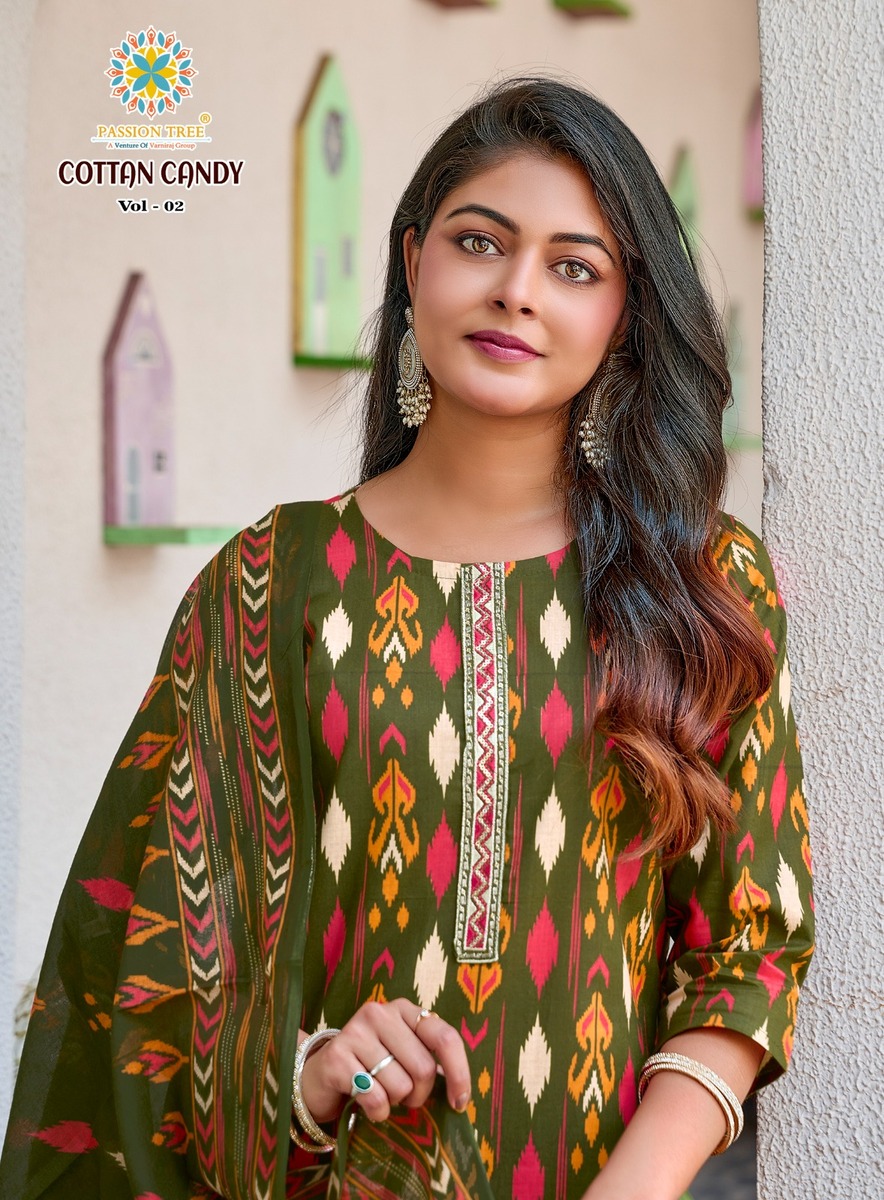 Passion Tree Cotton Candy 2 Cotton Salwar Kameez Catalog collection 9