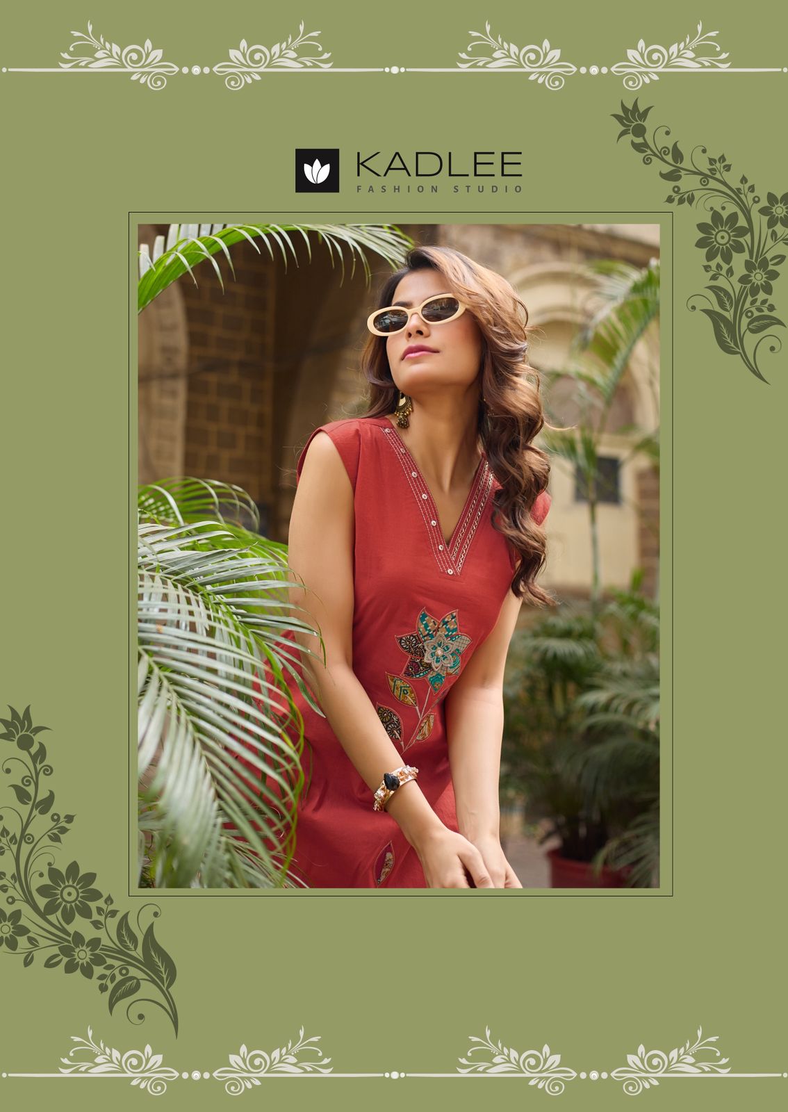 Kadlee Rose Petal Kurtis With Bottom Catalog collection 7