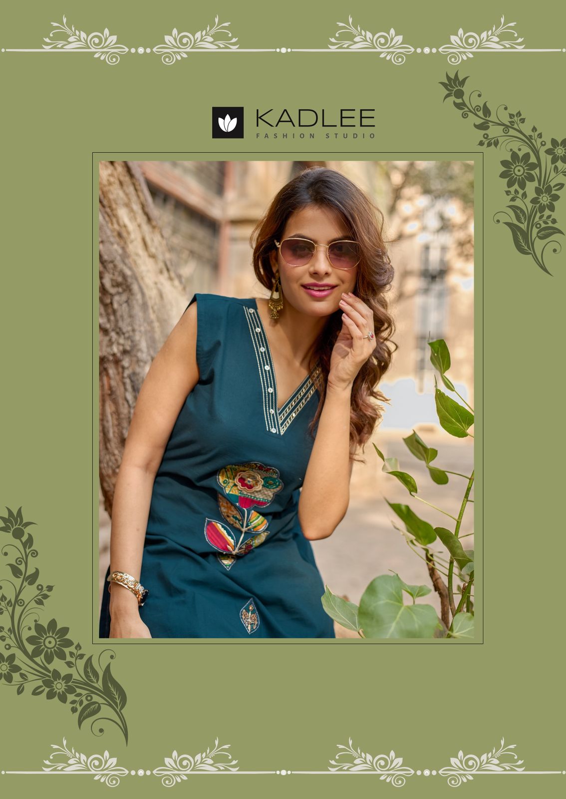 Kadlee Rose Petal Kurtis With Bottom Catalog collection 3