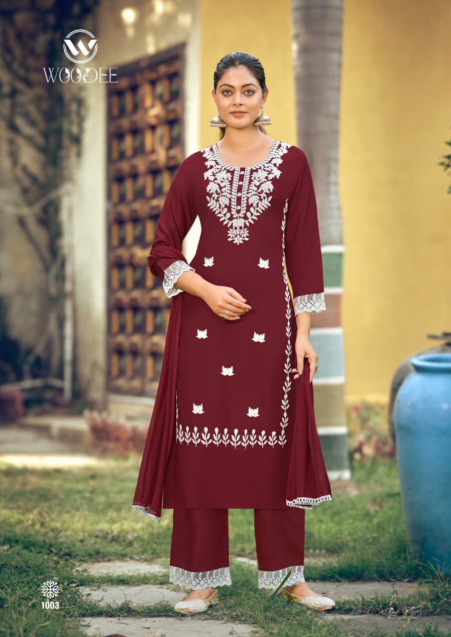Woodee White Lotus Vol 3 Readymade Dress Catalog collection 10