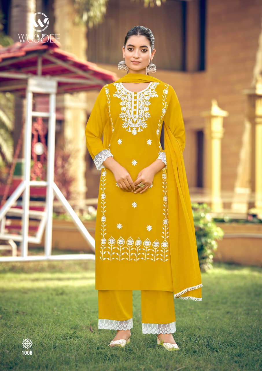 Woodee White Lotus Vol 3 Readymade Dress Catalog collection 11