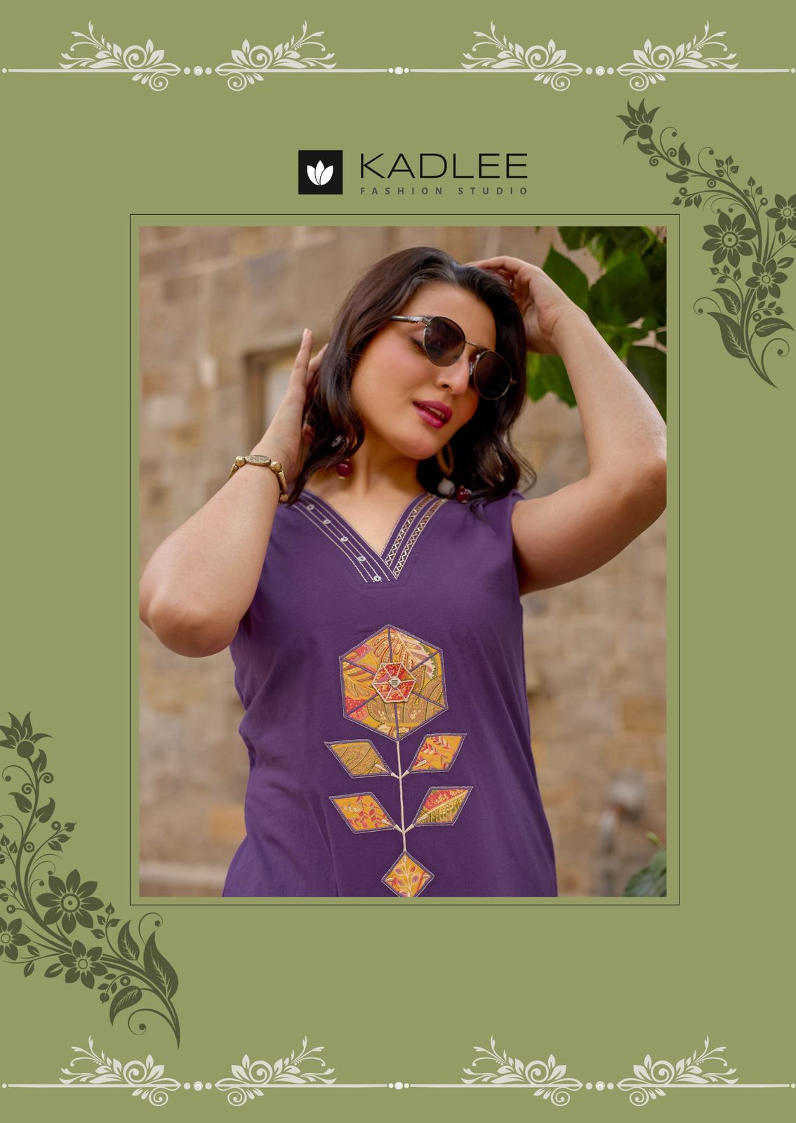 Kadlee Rose Petal Kurtis With Bottom Catalog collection 4