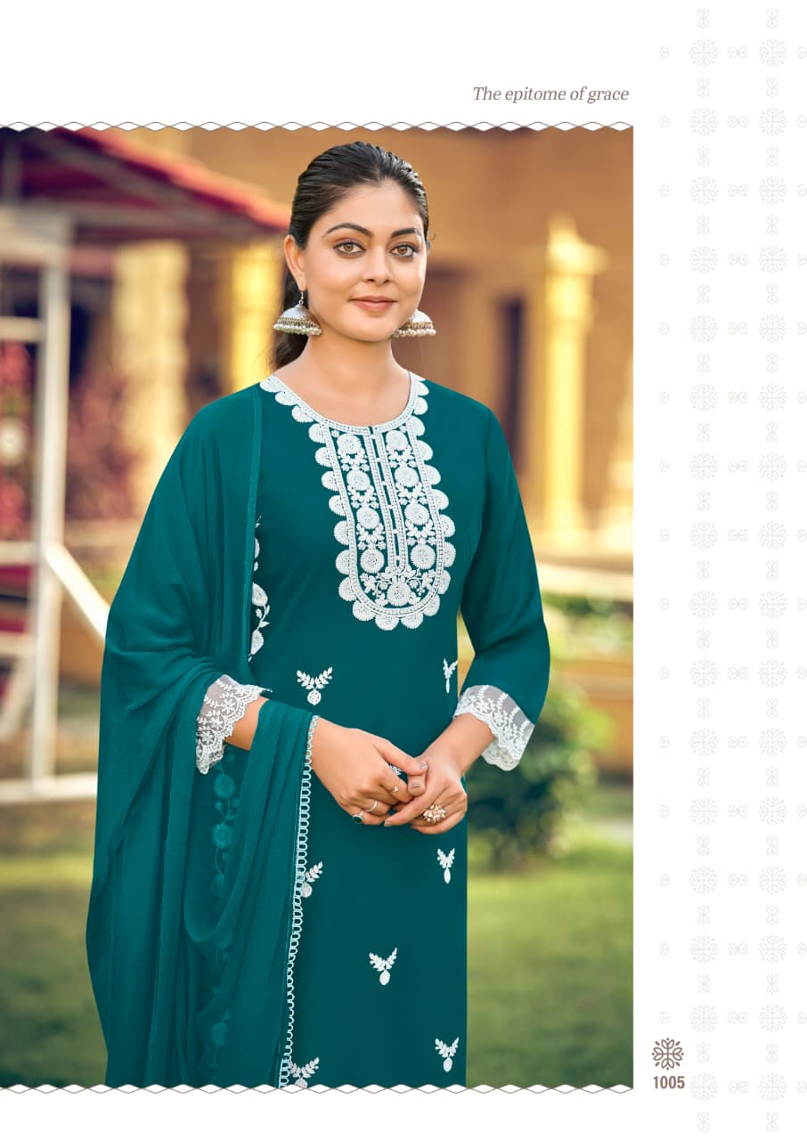 Woodee White Lotus Vol 3 Readymade Dress Catalog collection 6