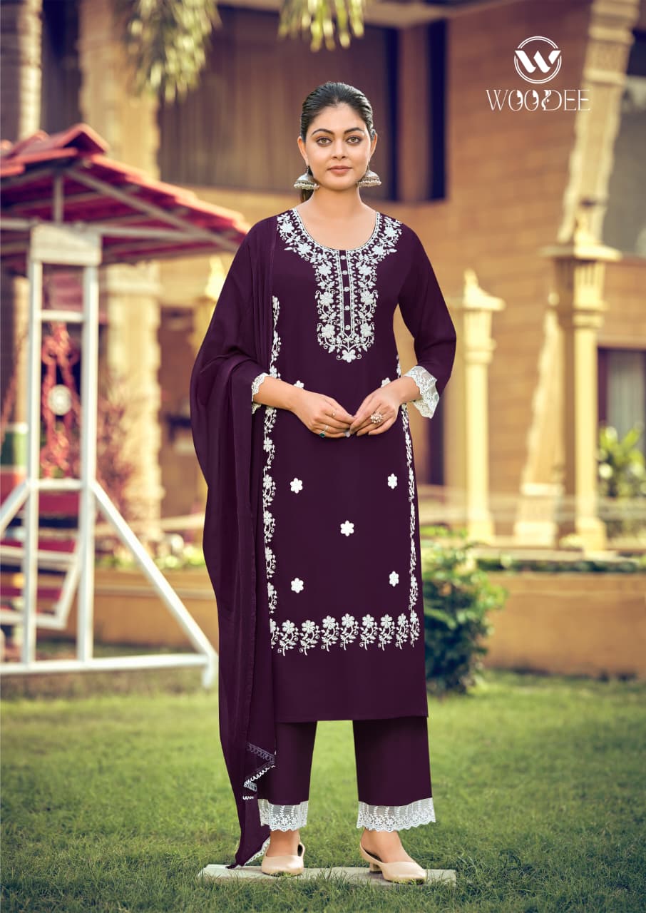 Woodee White Lotus Vol 3 Readymade Dress Catalog collection 2