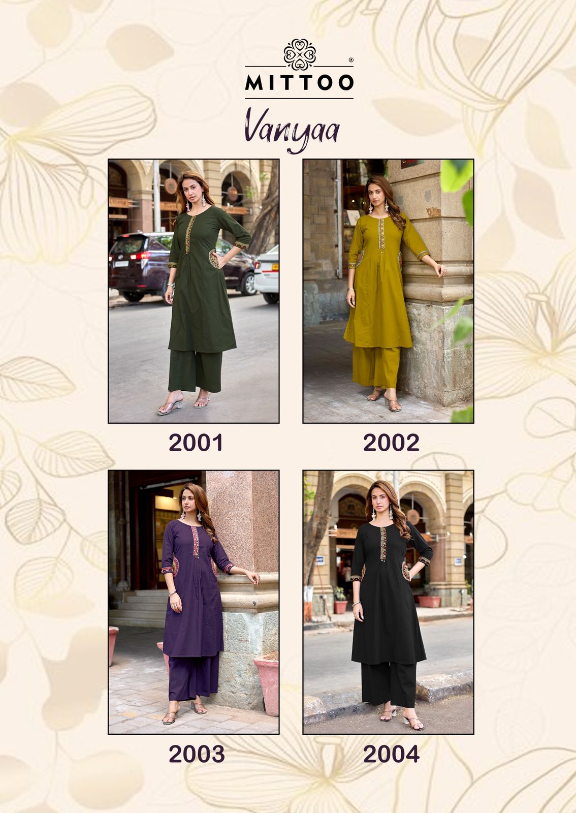 Mittoo Kurti Vanyaa Kurtis With Bottom Catalog collection 6