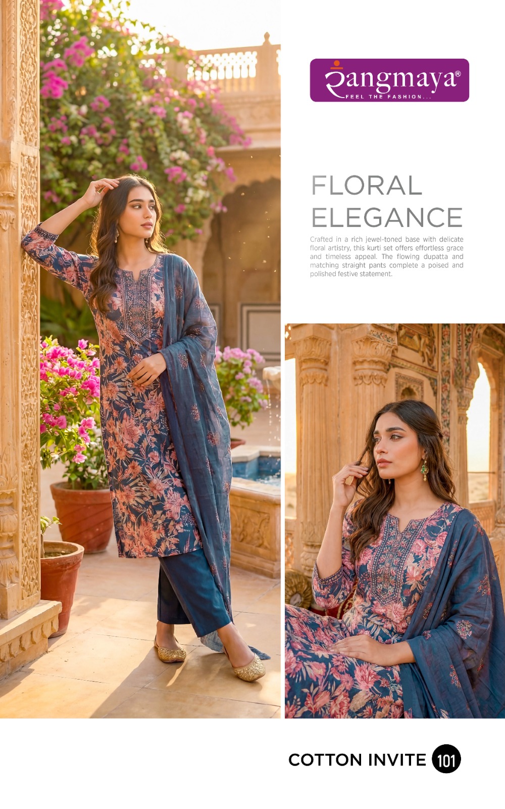 Rangmaya Cotton Invite Printed Salwar Kameez Catalog collection 3