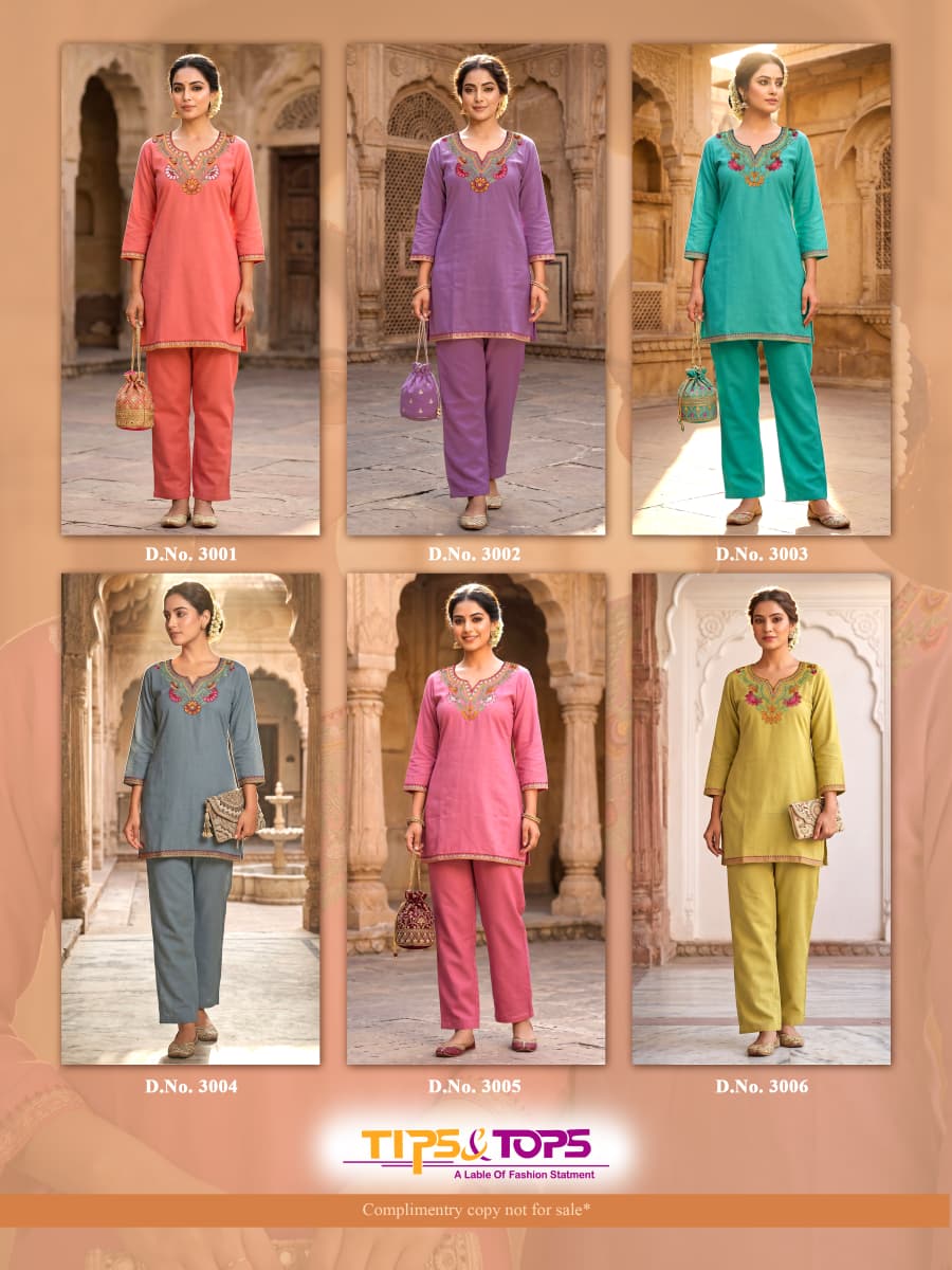 Tips And Tops Trendy Touch Vol 1 Co Ord Set Catalog collection 1