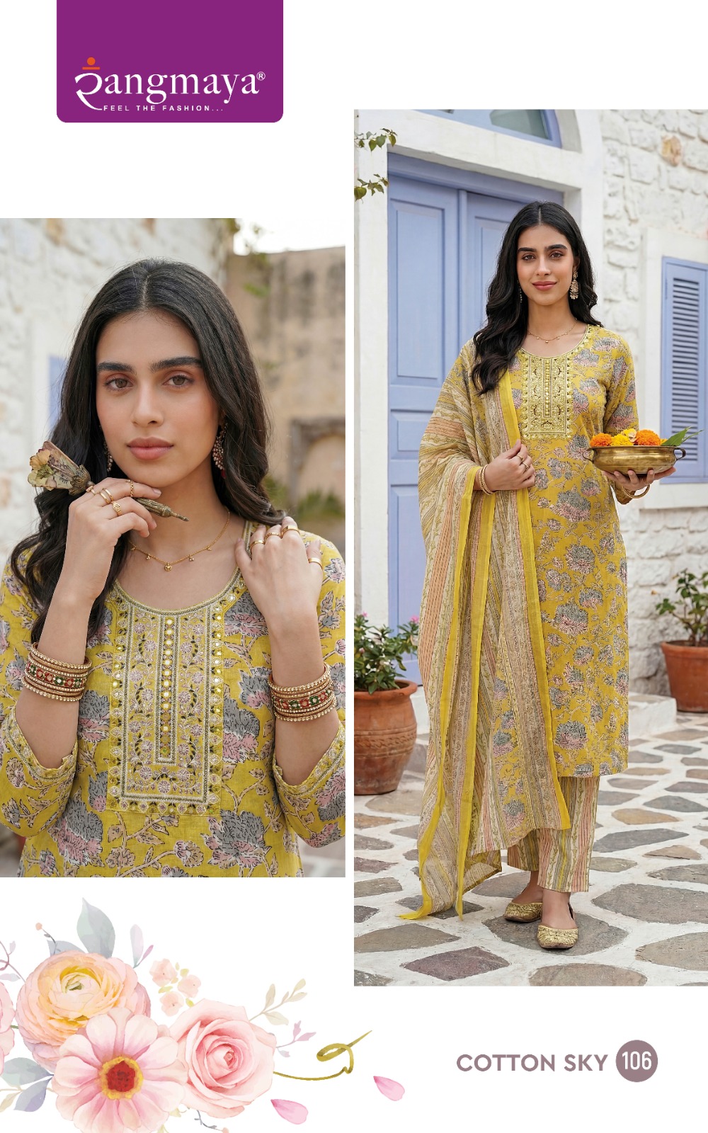 Rangmaya Cotton Sky Cotton Salwar Kameez Catalog collection 5