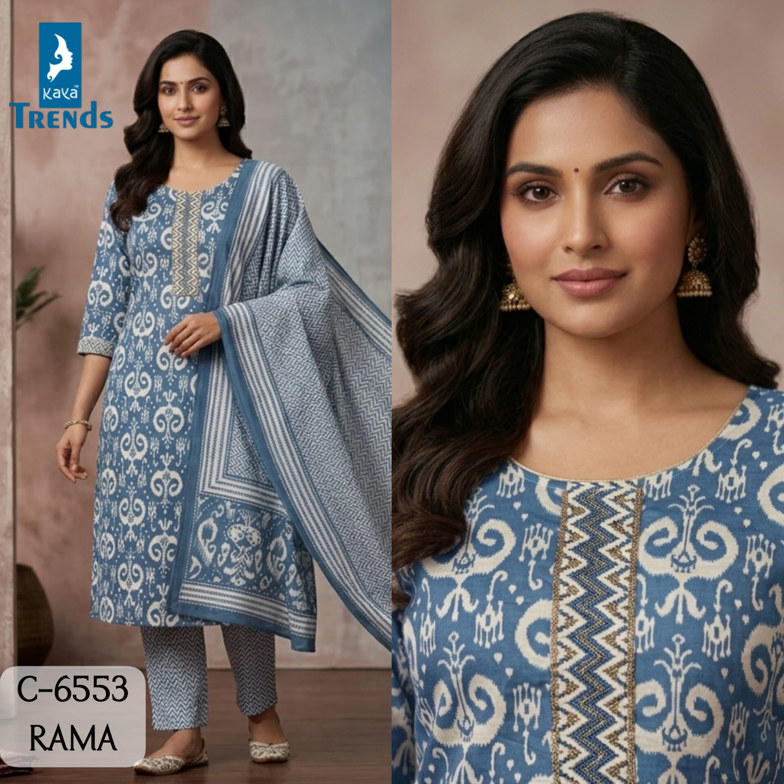 Kaya Trends Cotton Salwar Kameez Size Set collection 6