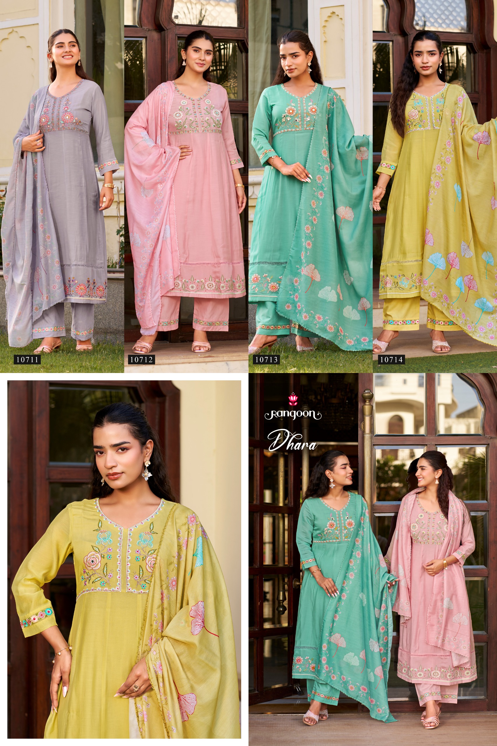 Rangoon Dhara Anarkali Suits Catalog collection 6