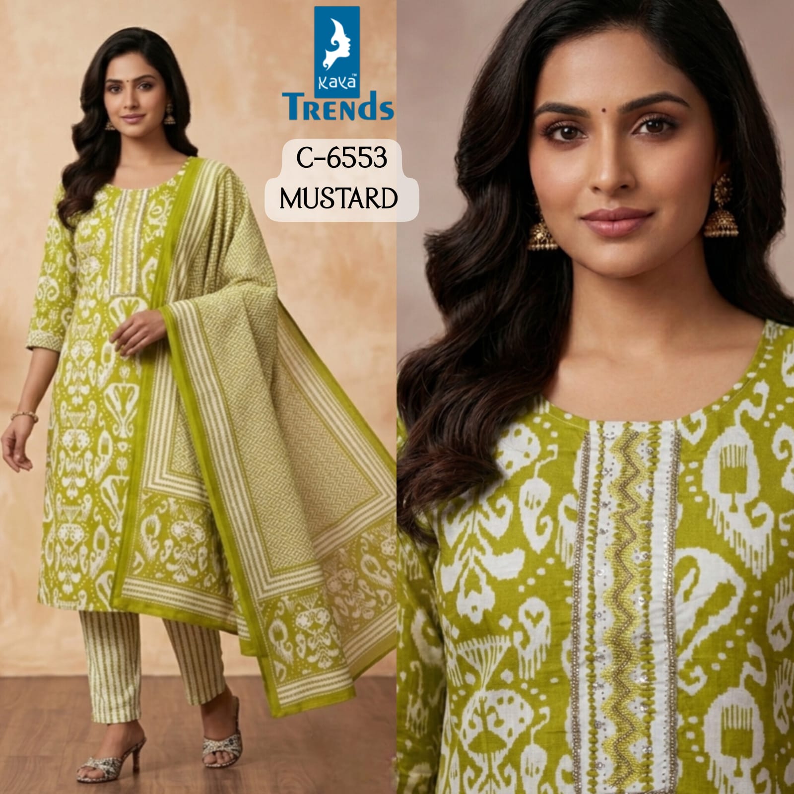 Kaya Trends Cotton Salwar Kameez Size Set collection 5