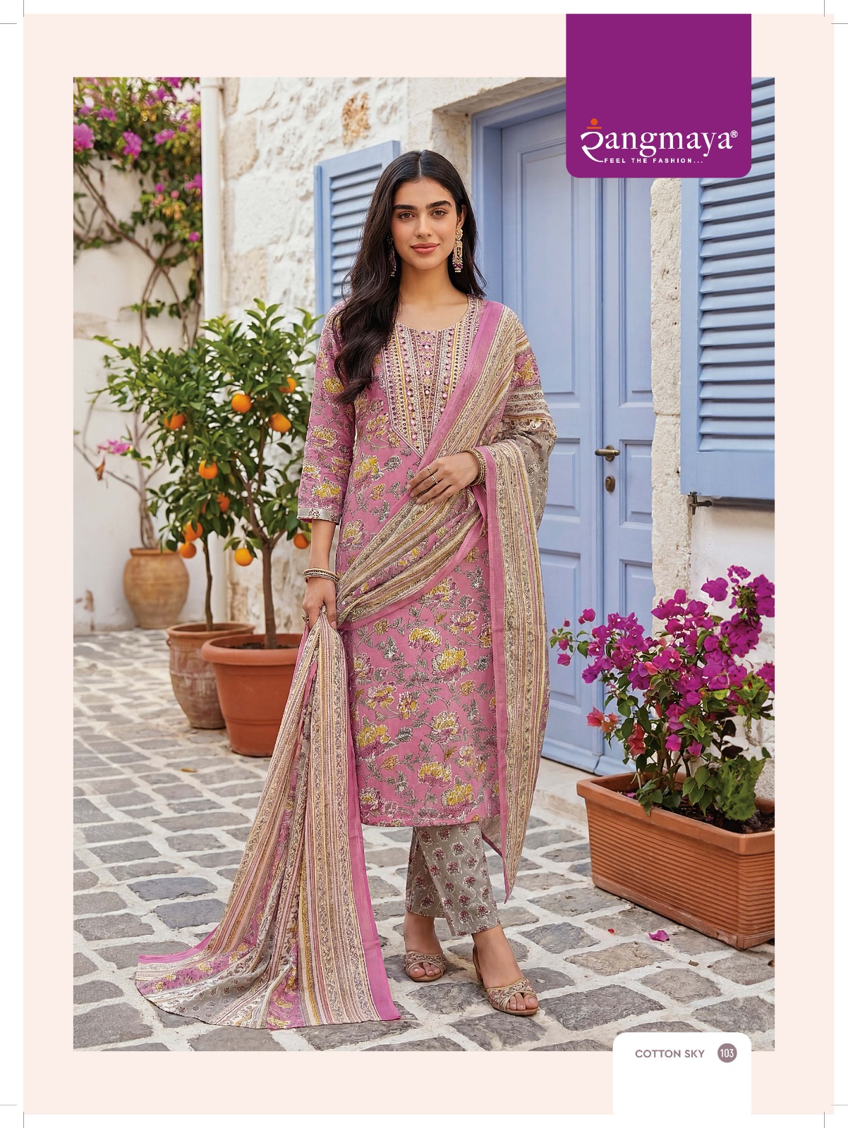 Rangmaya Cotton Sky Cotton Salwar Kameez Catalog collection 3