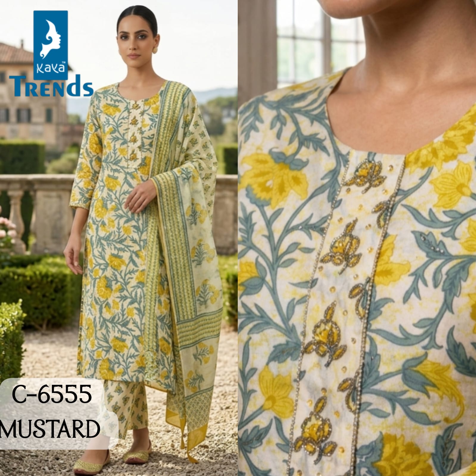 Kaya Trends Cotton Salwar Kameez Size Set collection 1