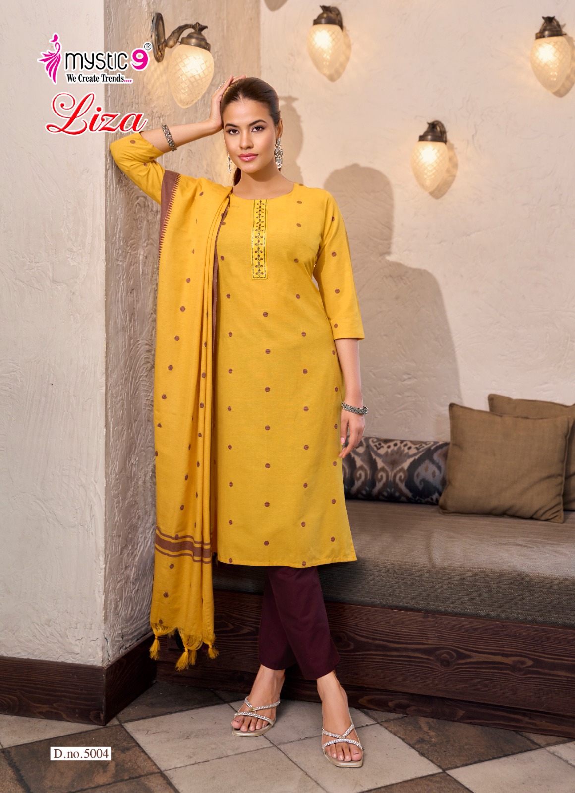 Mystic 9 Liza Vol 5 Cotton Salwar Kameez Catalog collection 8