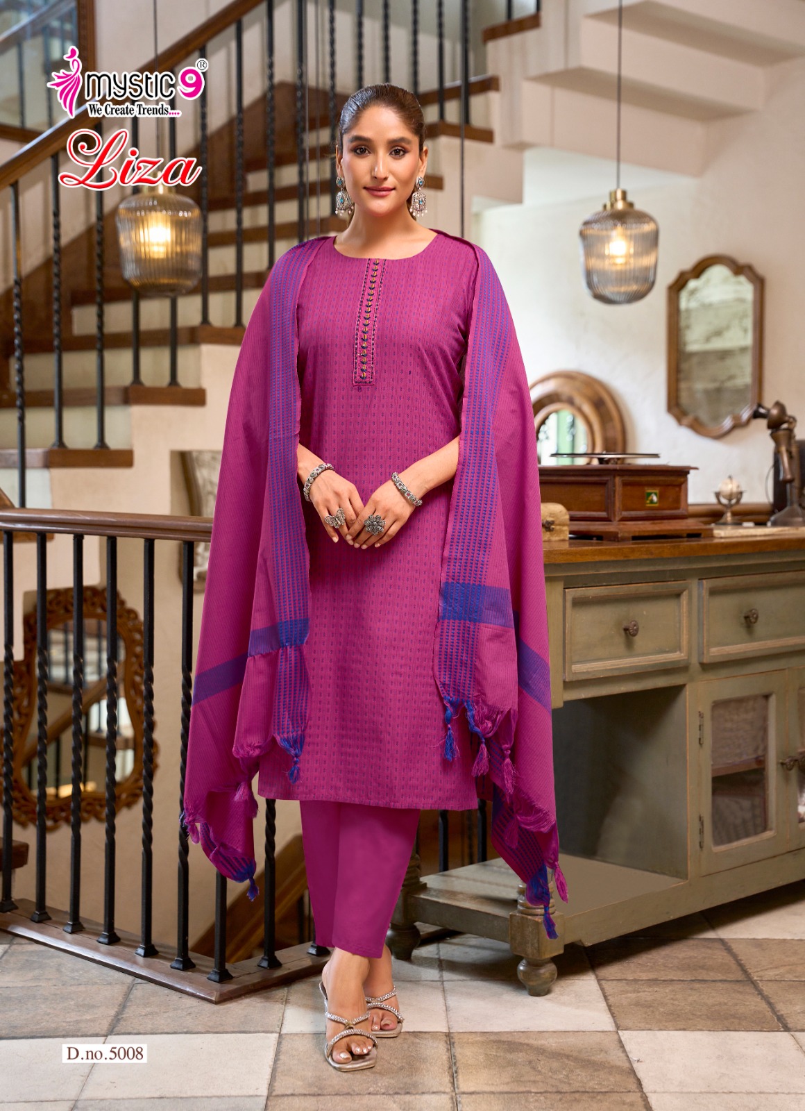 Mystic 9 Liza Vol 5 Cotton Salwar Kameez Catalog collection 2