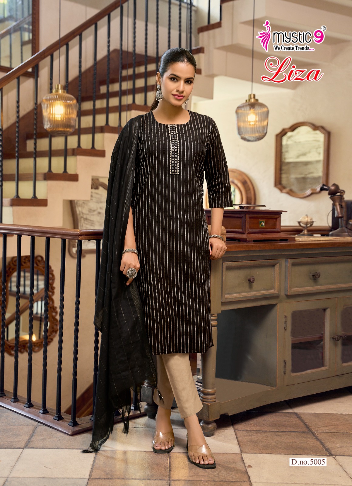 Mystic 9 Liza Vol 5 Cotton Salwar Kameez Catalog collection 15