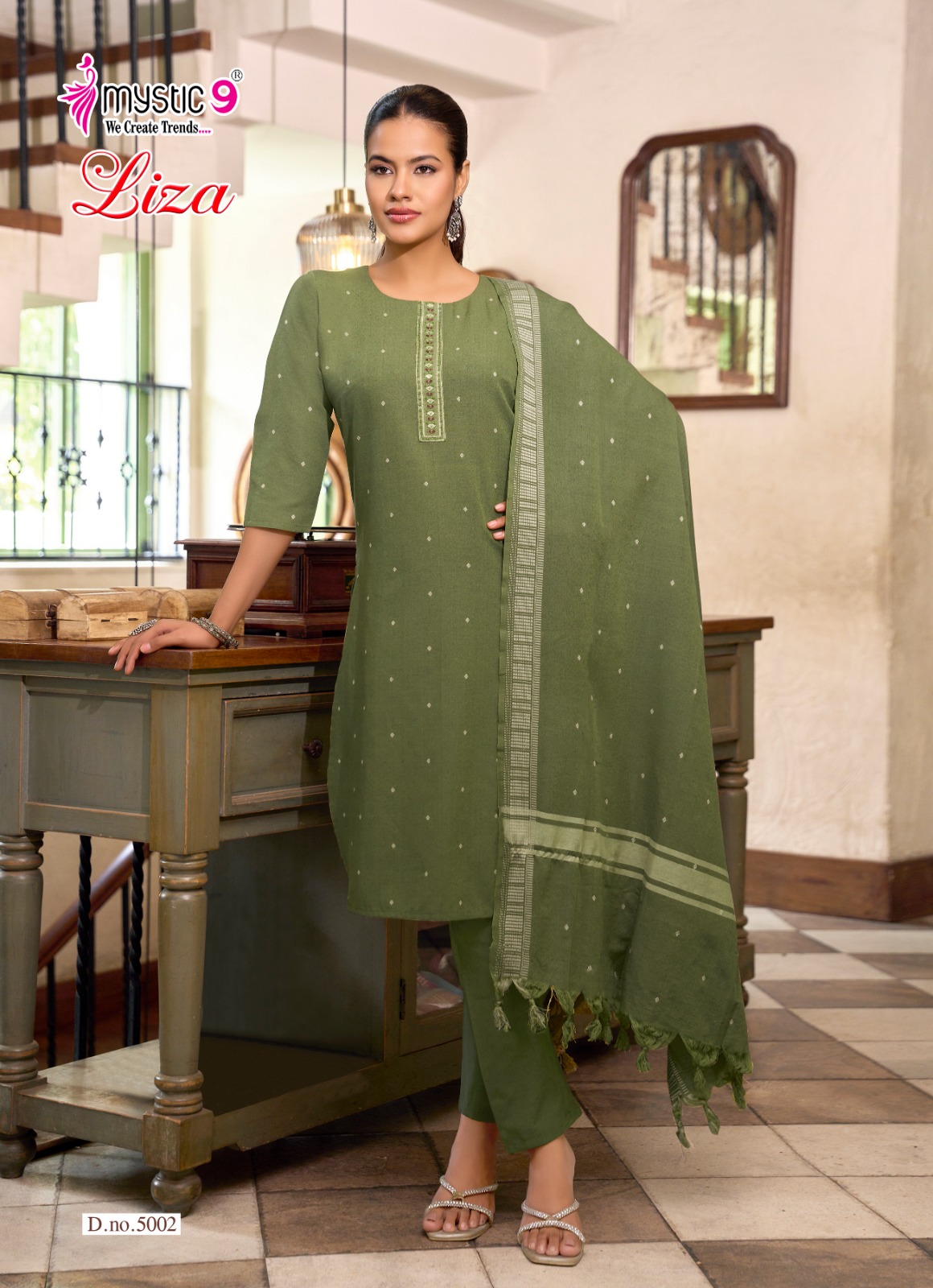 Mystic 9 Liza Vol 5 Cotton Salwar Kameez Catalog collection 3
