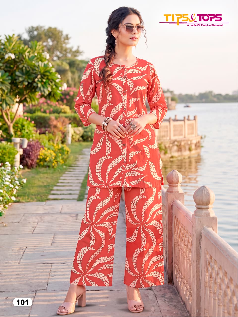 Tips And Tops Cotton Beauty Co Ord Set Catalog collection 3