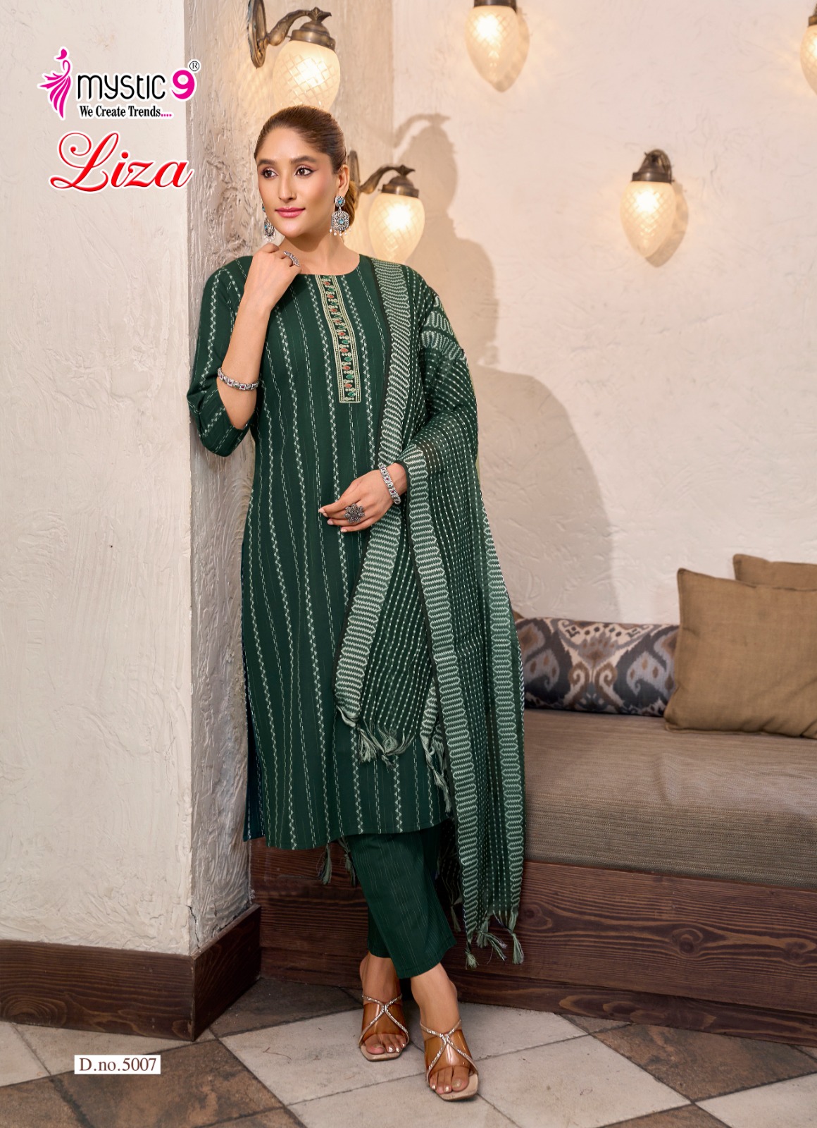 Mystic 9 Liza Vol 5 Cotton Salwar Kameez Catalog collection 4