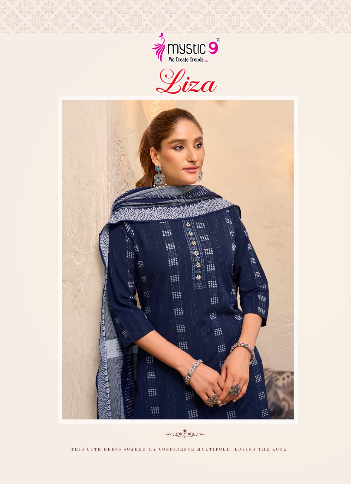 Mystic 9 Liza Vol 5 Cotton Salwar Kameez Catalog collection 11