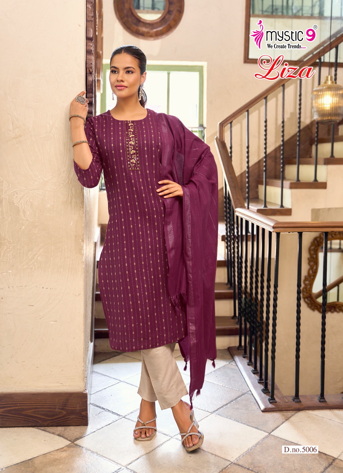 Mystic 9 Liza Vol 5 Cotton Salwar Kameez Catalog collection 6