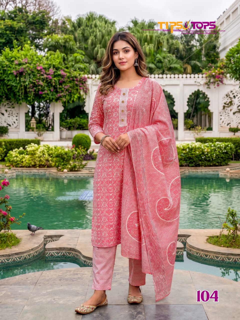Tips Tops Summer Fashion 12 Cotton Salwar Kameez Catalog collection 7