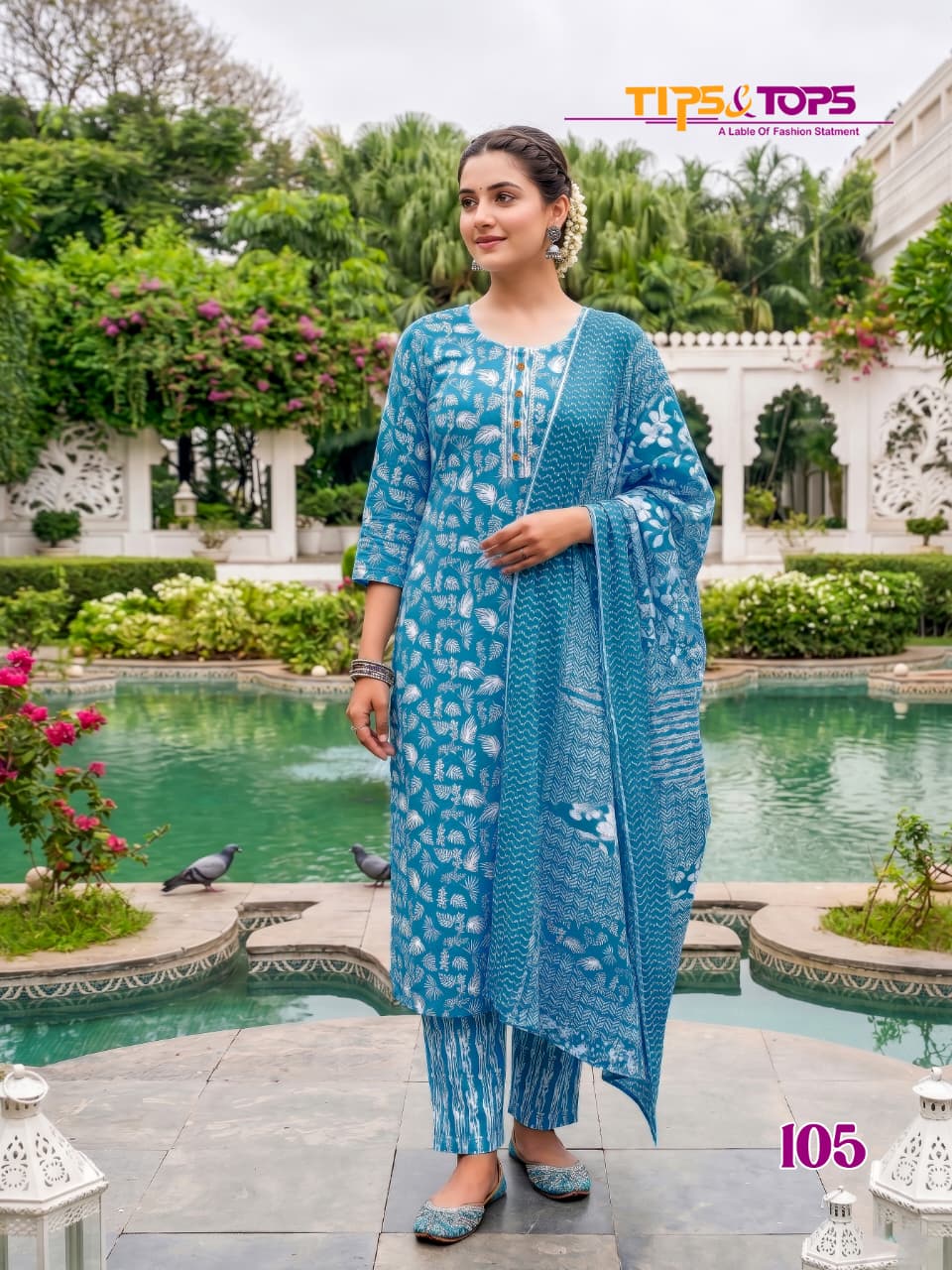 Tips Tops Summer Fashion 12 Cotton Salwar Kameez Catalog collection 6