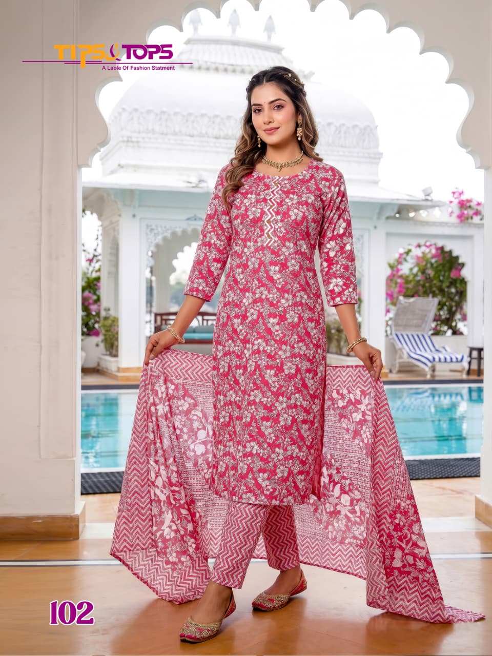 Tips Tops Summer Fashion 12 Cotton Salwar Kameez Catalog collection 3