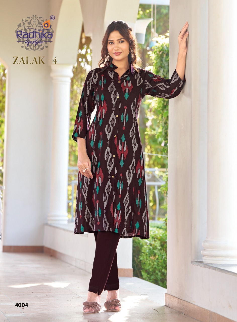 Radhika Lifestyle Zalak Vol 4 Co Ord Set Catalog collection 16