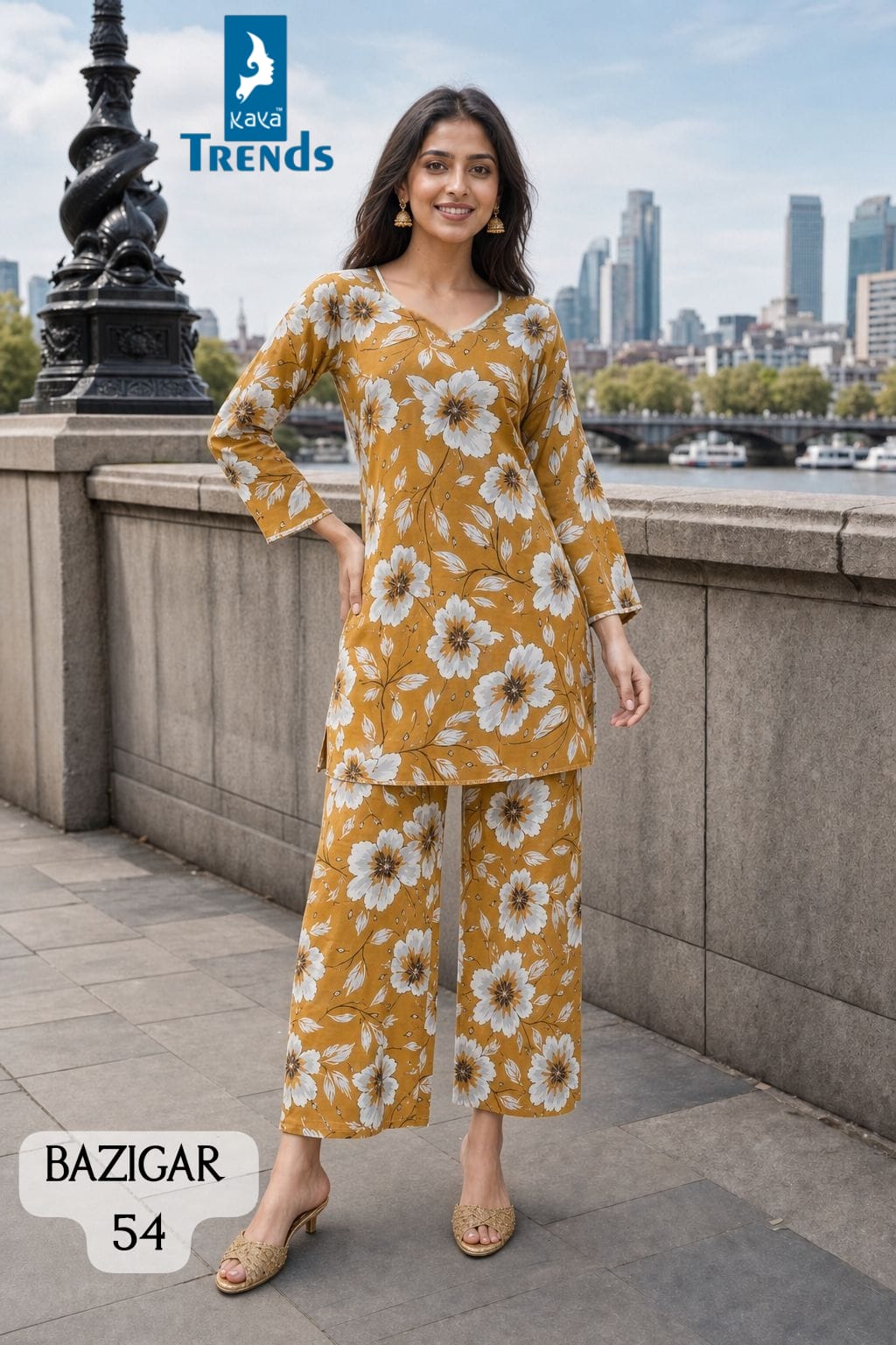 Kaya Trends Bazigar Co Ord Set Size Set collection 5
